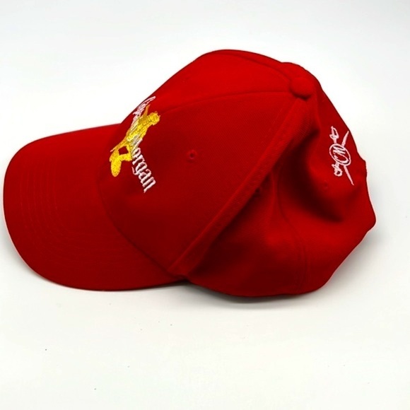 Captain Morgan - Red Captain Morgan Emblem Baseball Hat Onesize - Picture 4 of 9